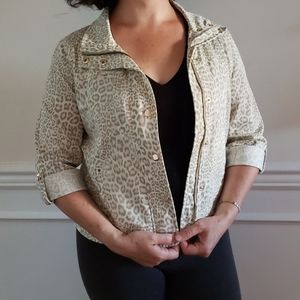 Leopard print jacket